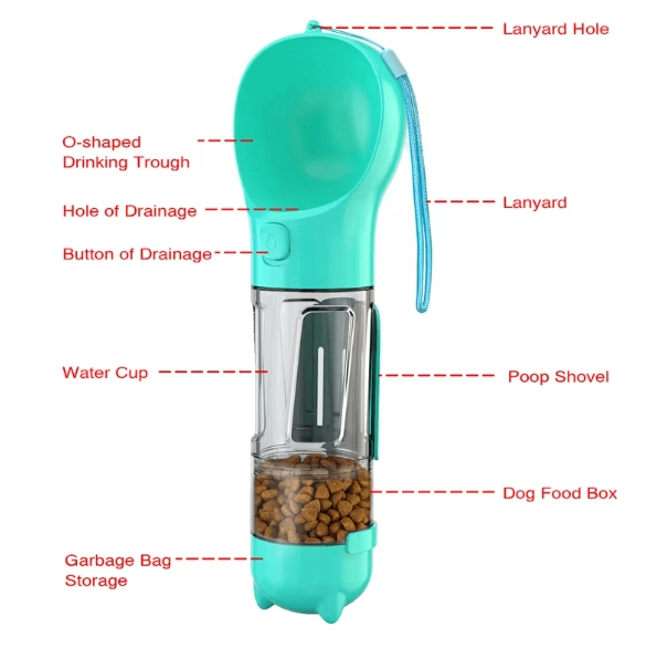 Pup's Trail Buddy Hydration & Snack Bottle