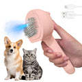 FluffyMate Steam & Blue Light Pet Brush