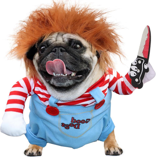 Chucky Pup Costume with Knife