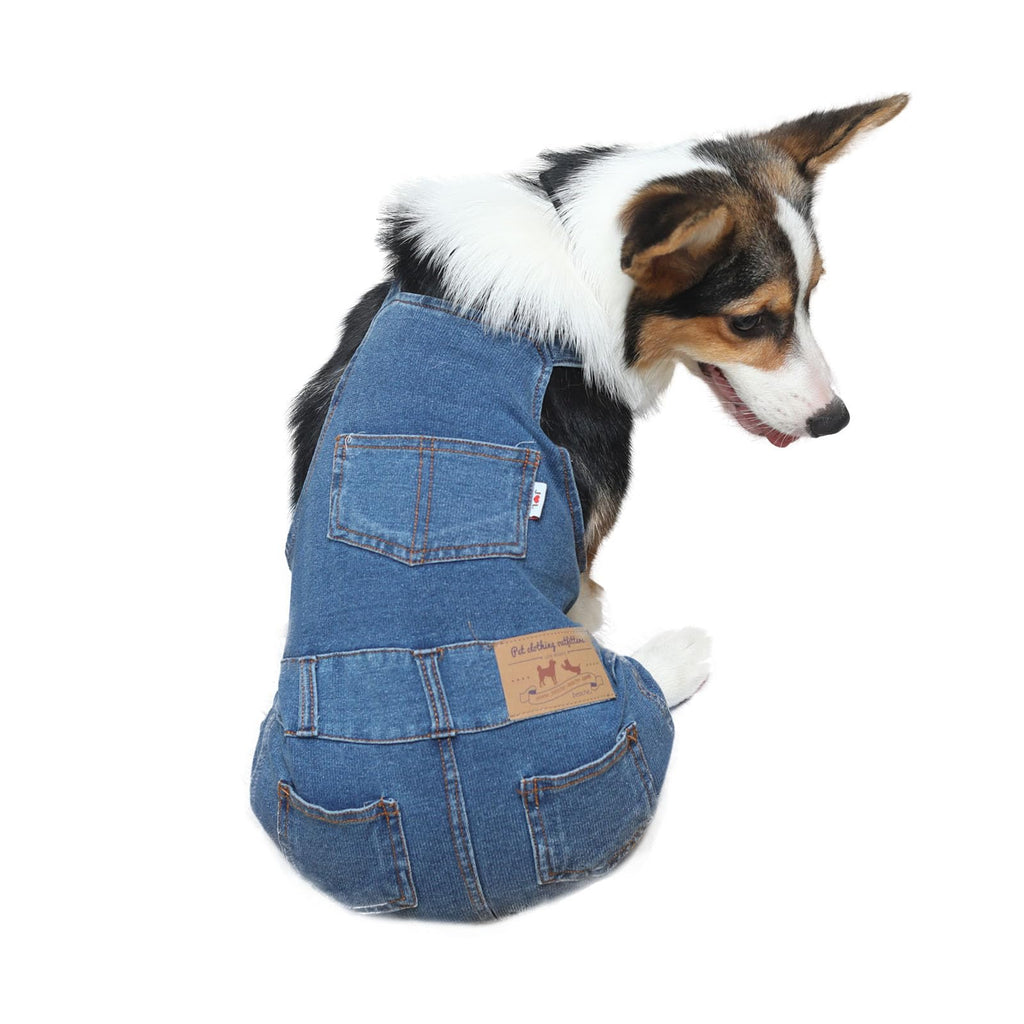 Pup Denim Playsuit Overalls