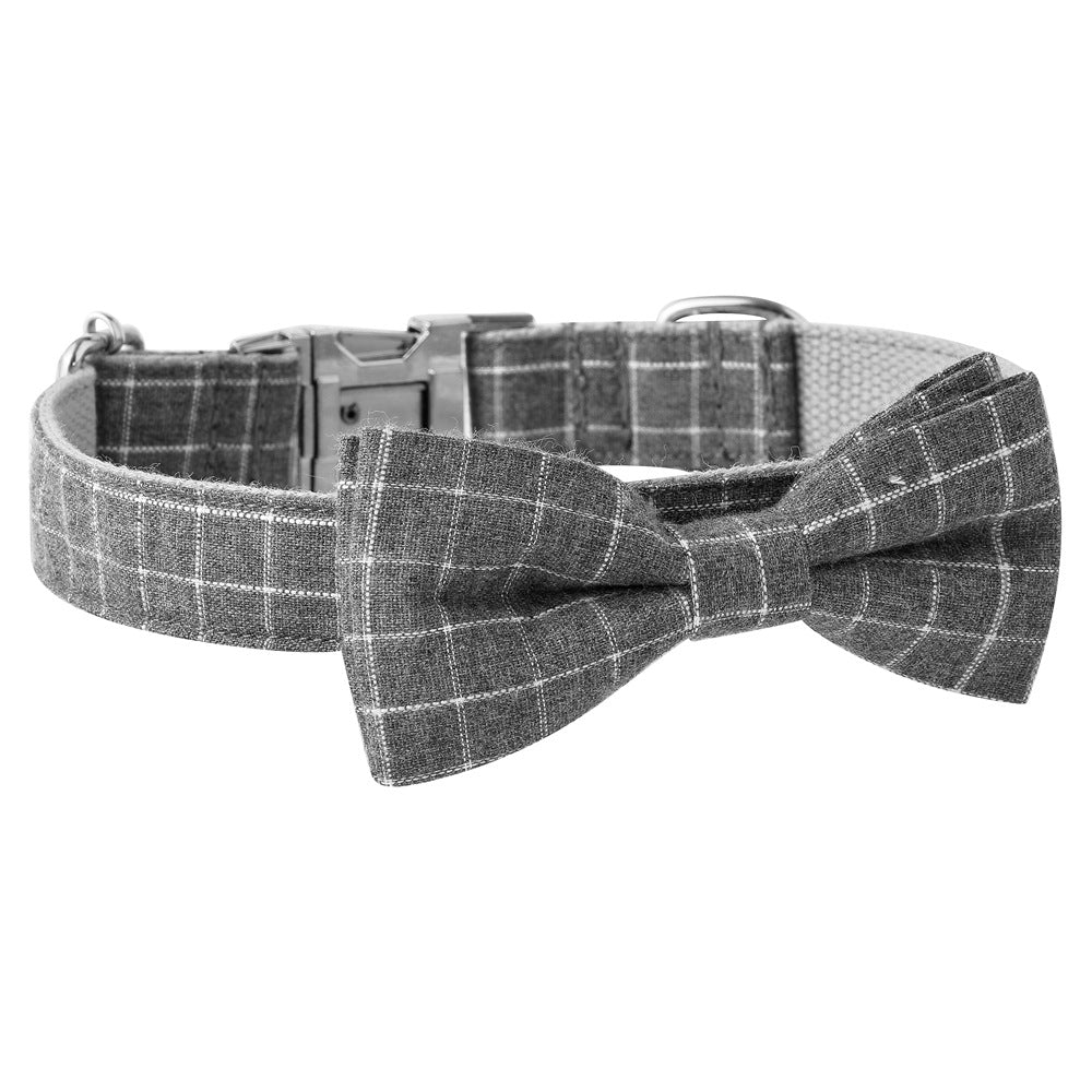 Chic British Plaid Dog Collar